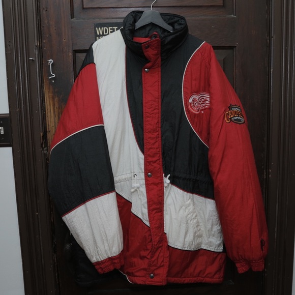 Vintage Detroit Red Wings Pro Player Jacket - Picture 1 of 9